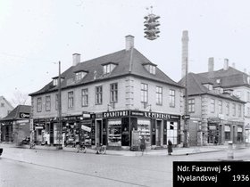 Ndr. Fasanvej 45 Ved hjørnet af Nyelandsvej 1936.jpg